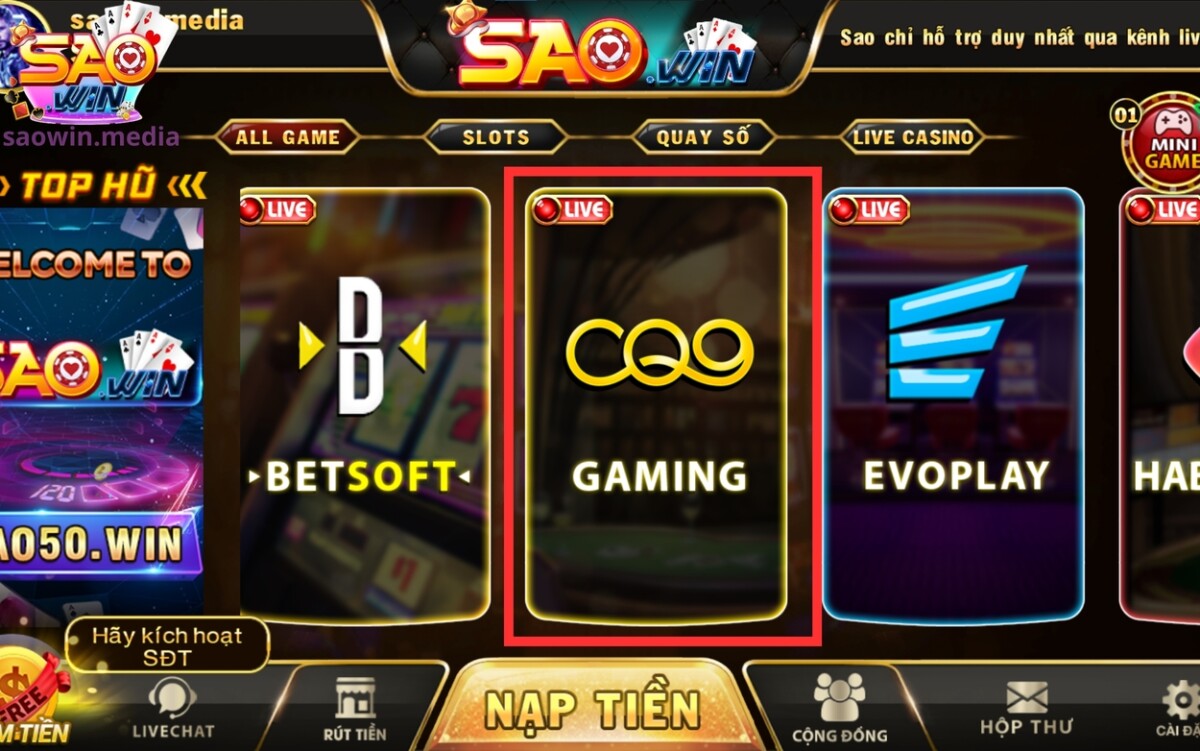 CQ9 Gaming - Sảnh Casino Live Với Chất Lượng Uy Tín Hàng Đầu 1 CQ9 Gaming - Sảnh cược tuyệt đỉnh, tham gia siêu dễ